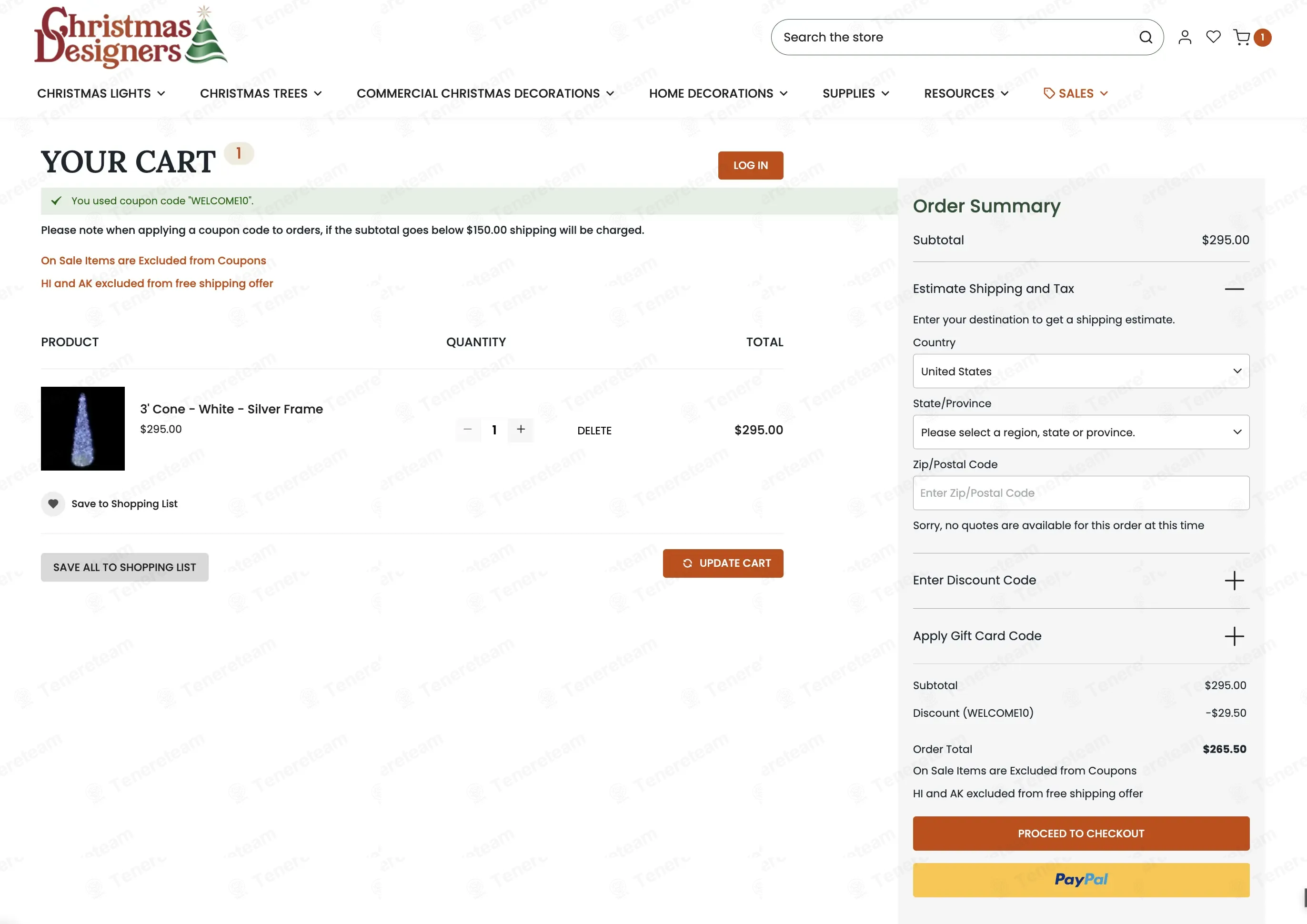 Christmas Designers coupon code: 10% off with WELCOME10. Tested and valid as 7 months ago.