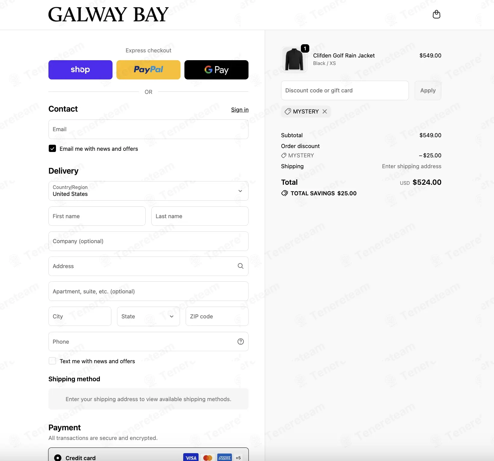 Galway Bay Golf coupon code: $25 off with MYSTERY. Tested and valid as 4 days ago.