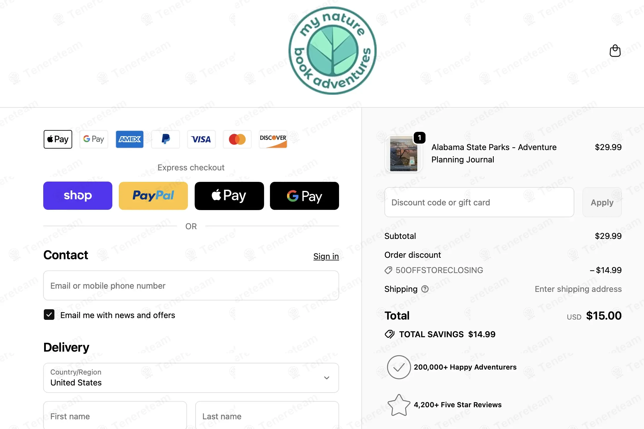 My Nature Book Adventures coupon code: 50% off with 50OFFSTORECLOSING. Tested and valid as 9 months ago.