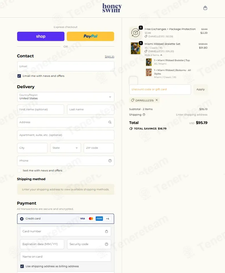 Honey Swim coupon code: 15% off with DANIELLES15. Tested and valid as 4 months ago.