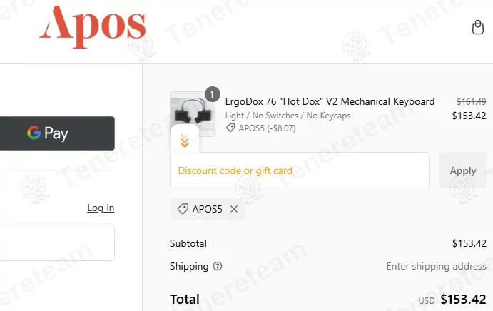 Kono Store coupon code: 5% off with APOS5. Tested and valid as 1 year ago.
