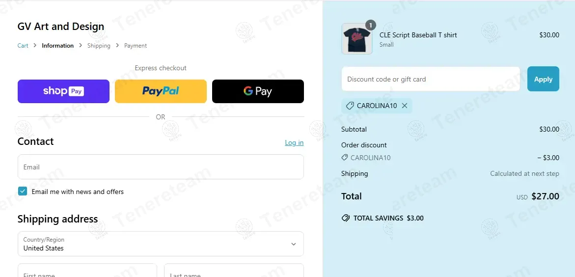 GV Art and Design coupon code: 10% off with CAROLINA10. Tested and valid as 1 year ago.