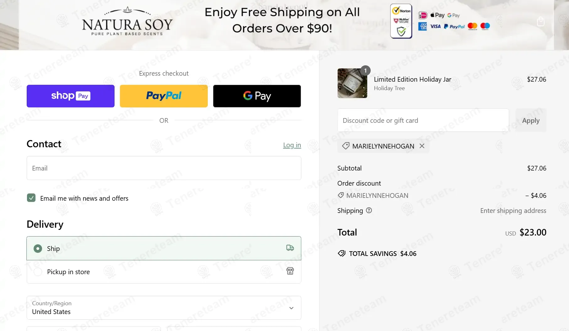 Natura Soy Candles coupon code: 15% off with MARIELYNNEHOGAN. Tested and valid as 1 year ago.