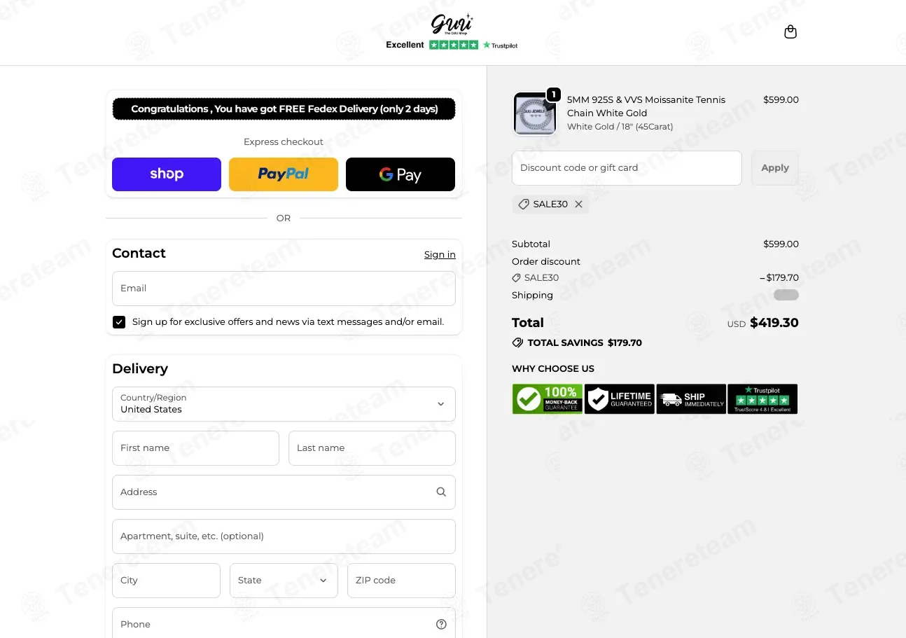 The GUU Shop coupon code: 30% off with SALE30. Tested and valid as 3 months ago.