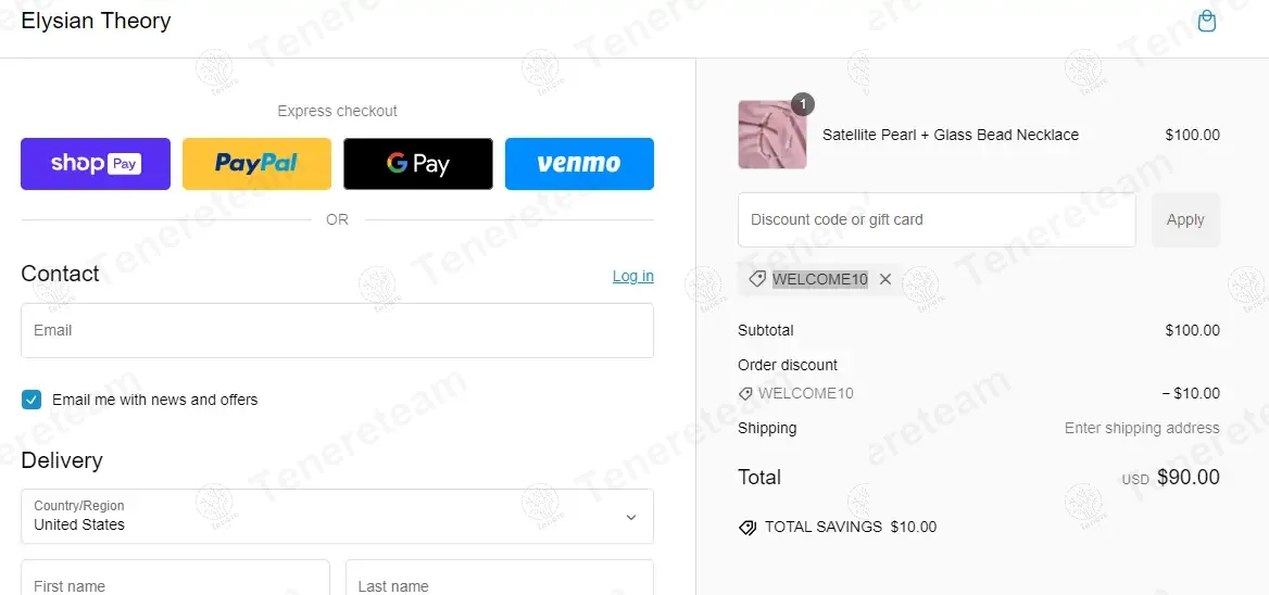 Elysian Theory coupon code: 10% off with WELCOME10. Tested and valid as 1 year ago.