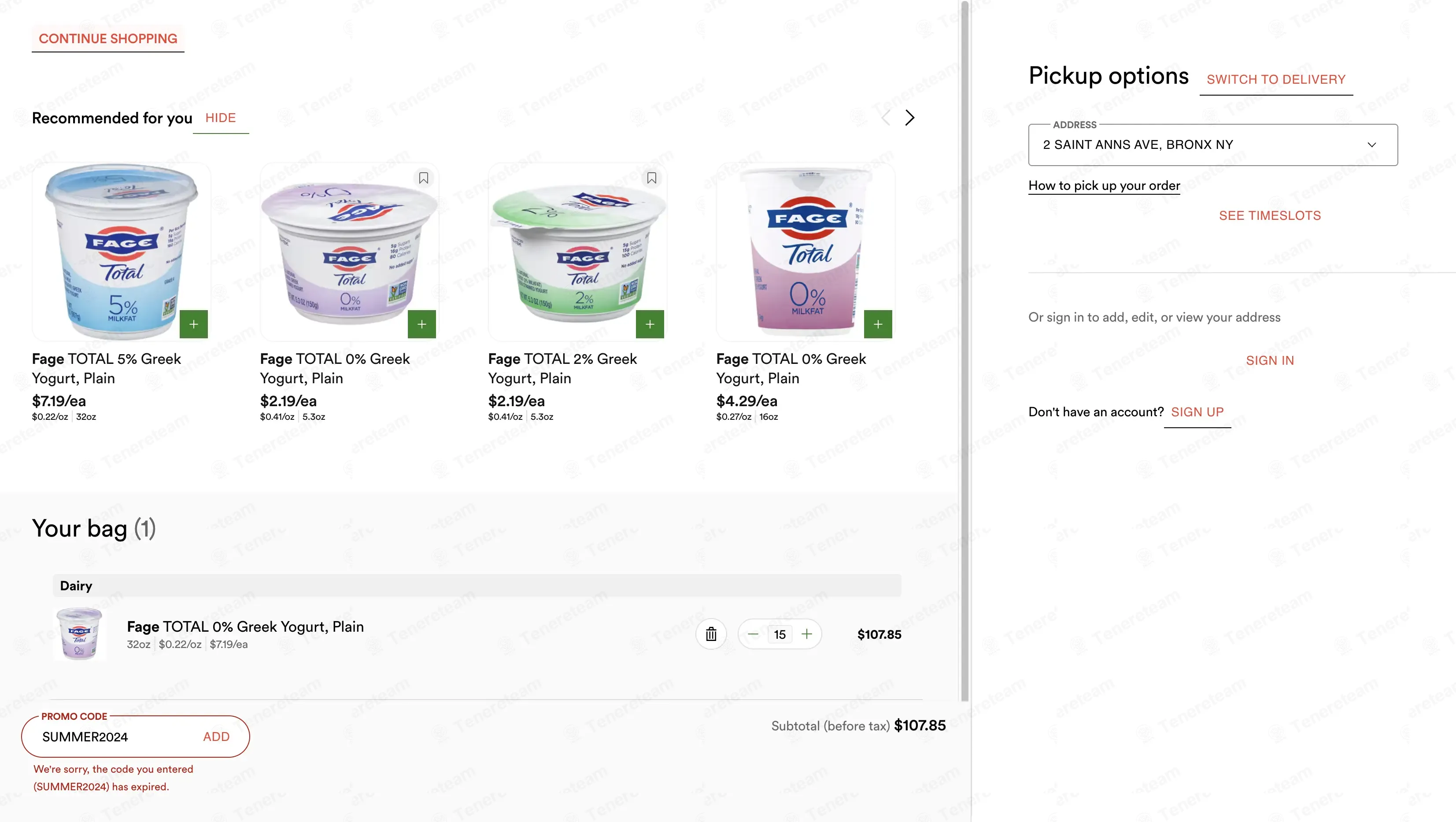 Fresh Direct apply coupon code
