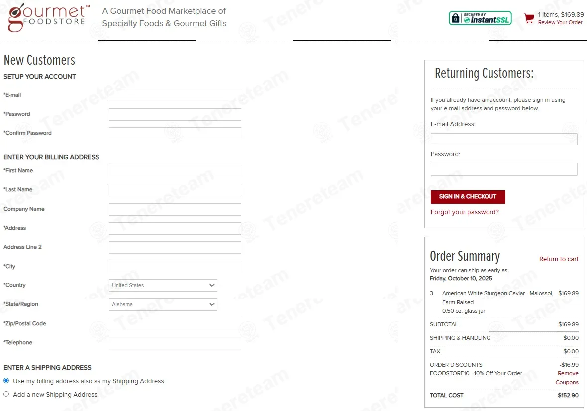 Gourmet Food Store coupon code: 10% off with FOODSTORE10. Tested and valid as 8 months ago.