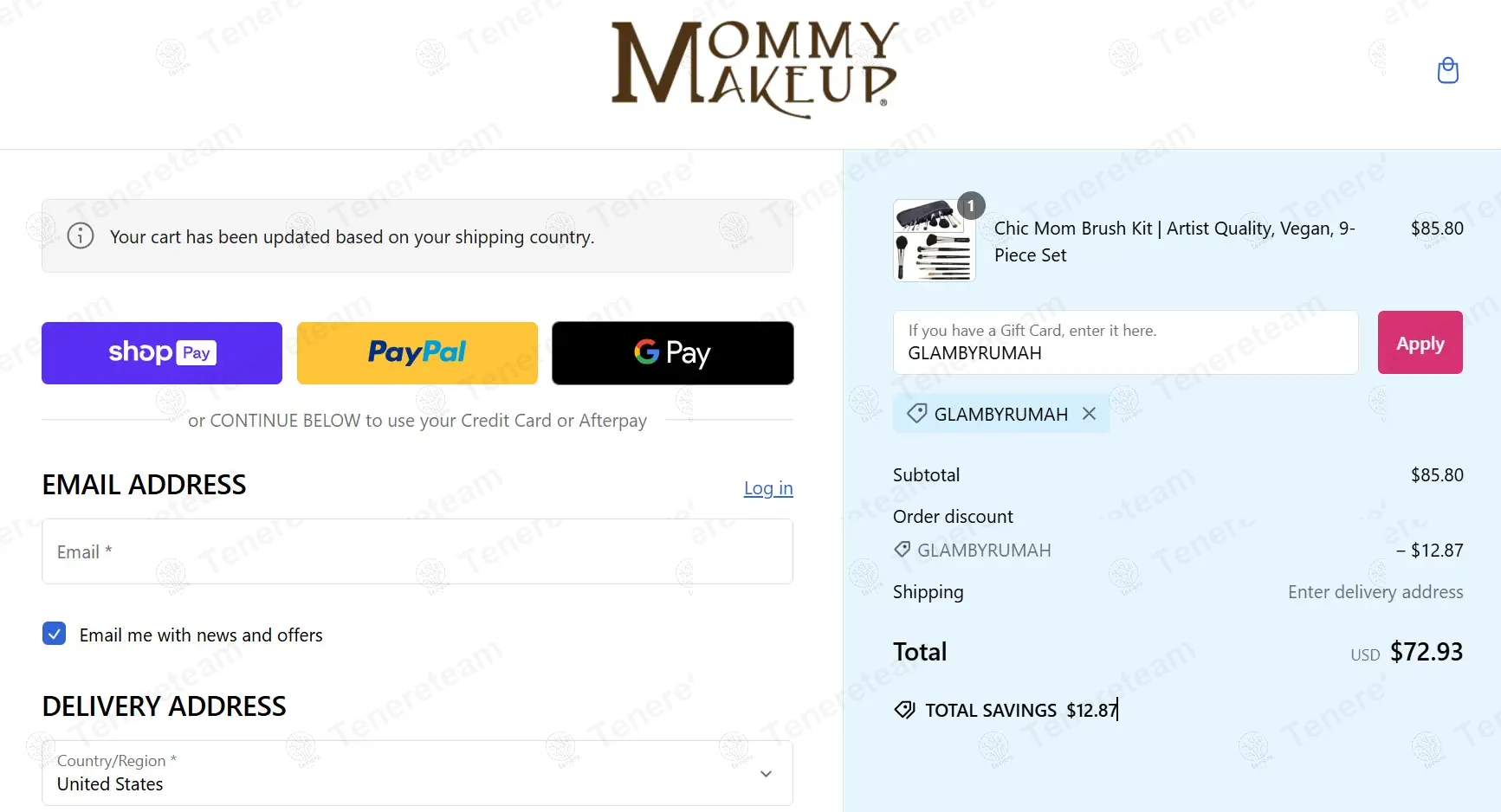 Mommy Makeup coupon code: 15% off with GLAMBYRUMAH. Tested and valid as 1 year ago.