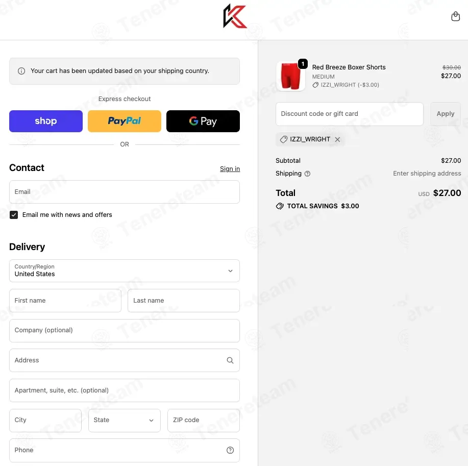 Kecks coupon code: 10% off with IZZI_WRIGHT. Tested and valid as 7 months ago.