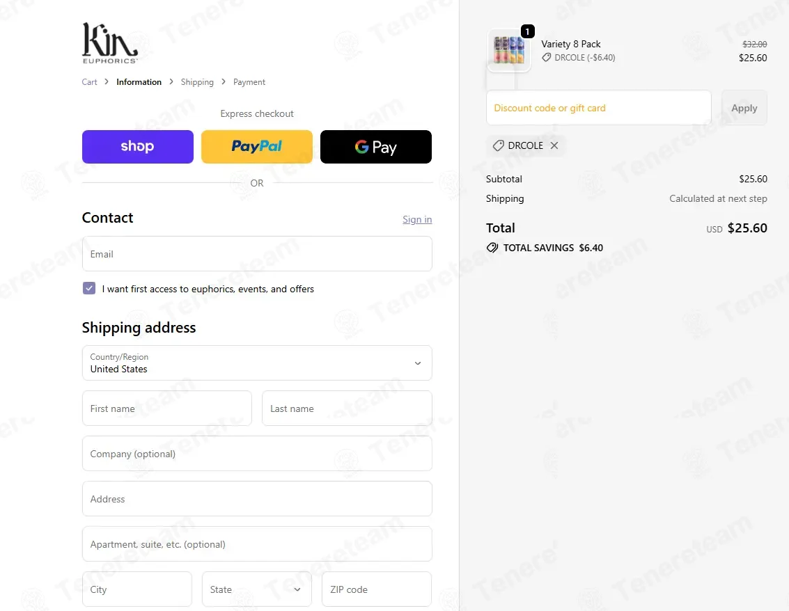 Kin Euphorics coupon code: 20% off with DRCOLE. Tested and valid as 7 months ago.