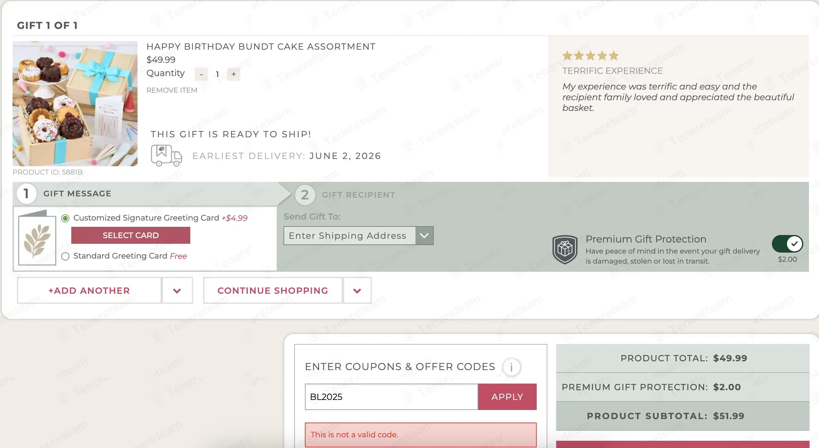 Gourmet Gift Baskets coupon code: 20% off with BL2025. Tested and valid as 1 month ago.