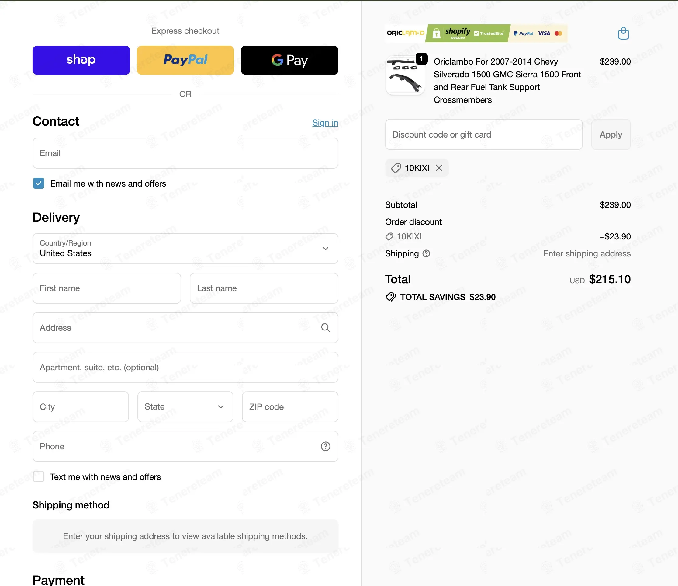 Ori Clambo coupon code: 10% off with 10KIXI. Tested and valid as 3 weeks ago.