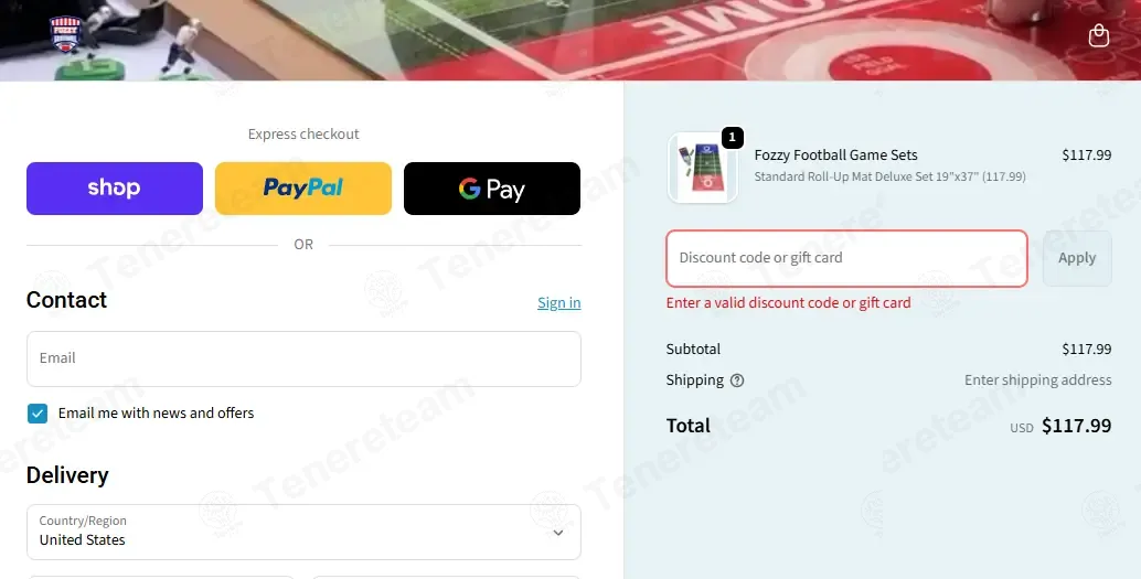 Fozzy Football coupon code: $10 off with 1STAND10. Tested and valid as 4 months ago.
