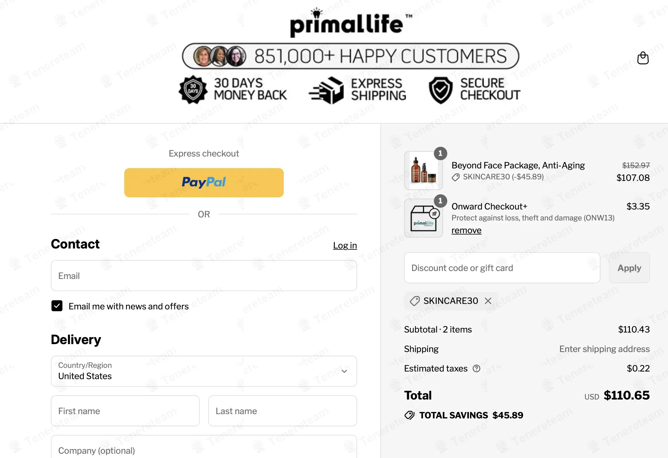 Primal Life Organics coupon code: 30% off with SKINCARE30. Tested and valid as 10 months ago.