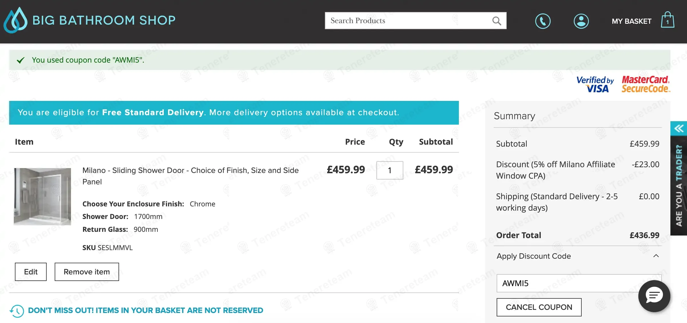 Big Bathroom Shop UK coupon code: 5% off with AWMI5. Tested and valid as 1 year ago.
