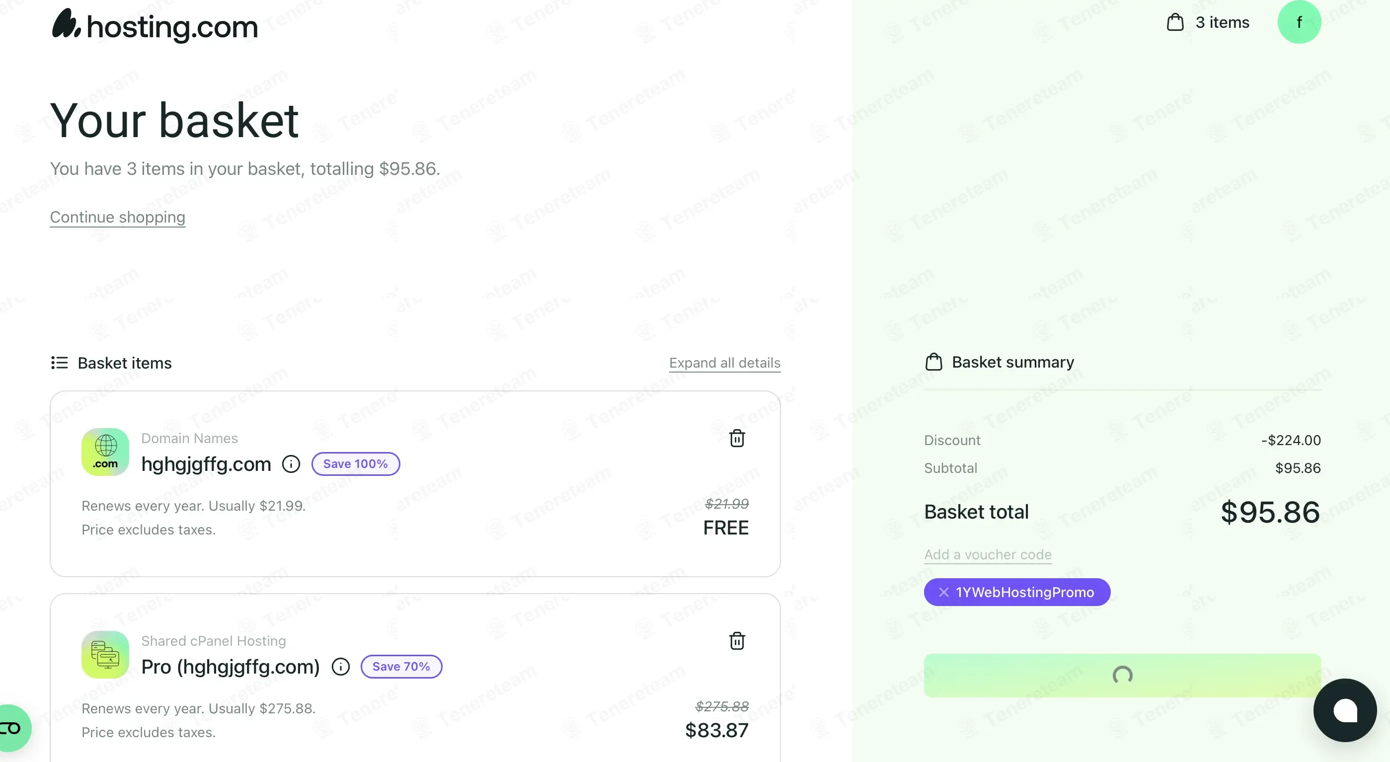 A2 Hosting coupon code: 50% off with 1YWEBHOSTINGPROMO. Tested and valid as 1 month ago.