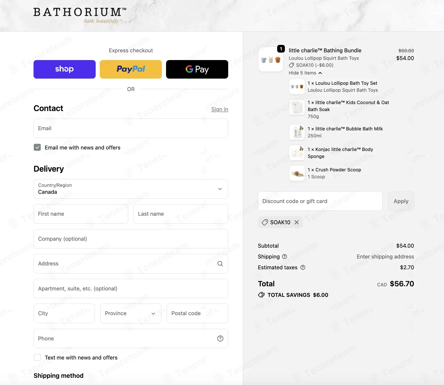 Bathorium coupon code verified as working at checkout