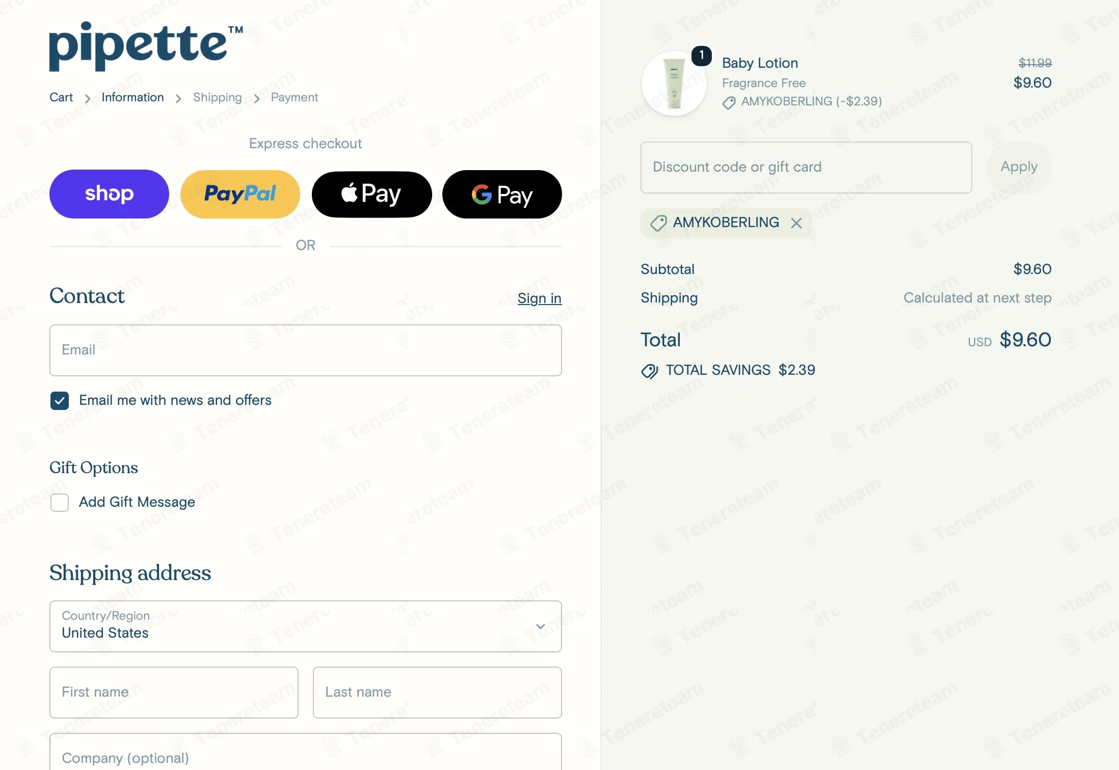 Pipette Baby coupon code: 20% off with AMYKOBERLING. Tested and valid as 1 month ago.