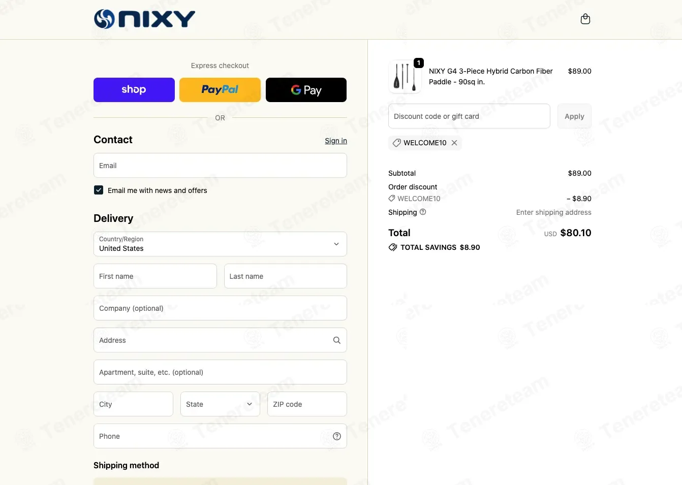 NIXY Sports coupon code: 10% off with WELCOME10. Tested and valid as 1 month ago.