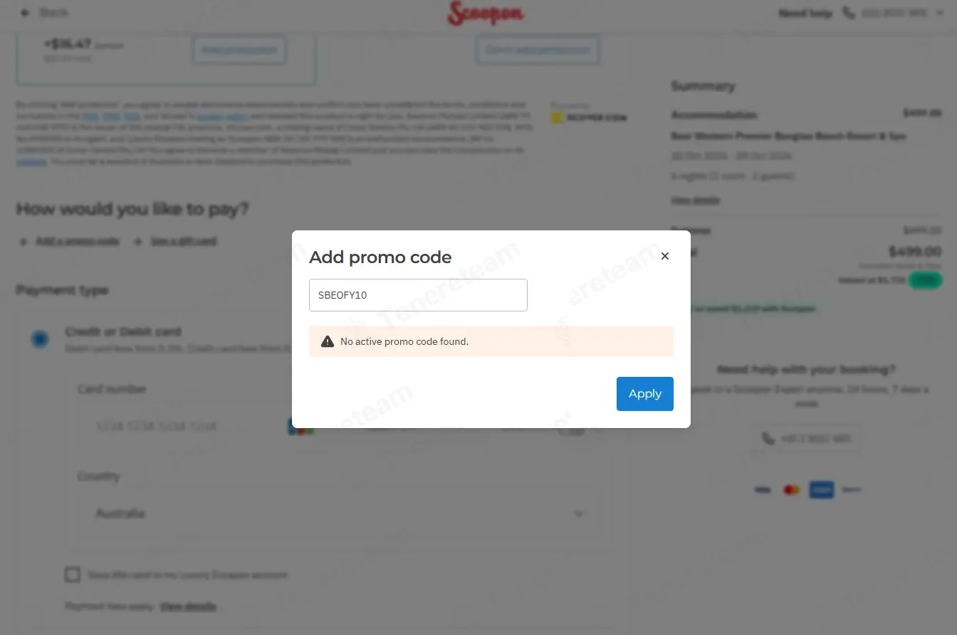 Scoopon coupon code: 10% off with SBEOFY10. Tested and valid as 2 months ago.