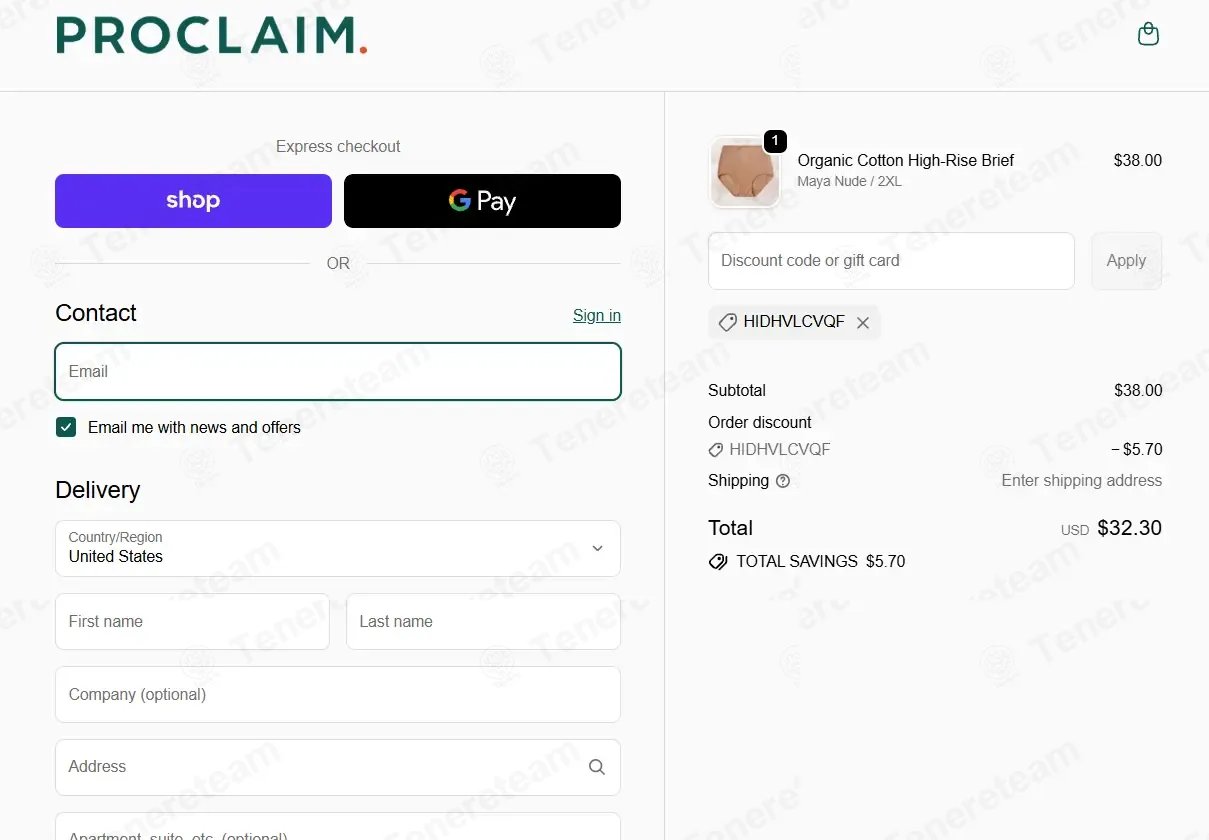 Wear Proclaim coupon code: 15% off with HIDHVLCVQF. Tested and valid as 2 days ago.