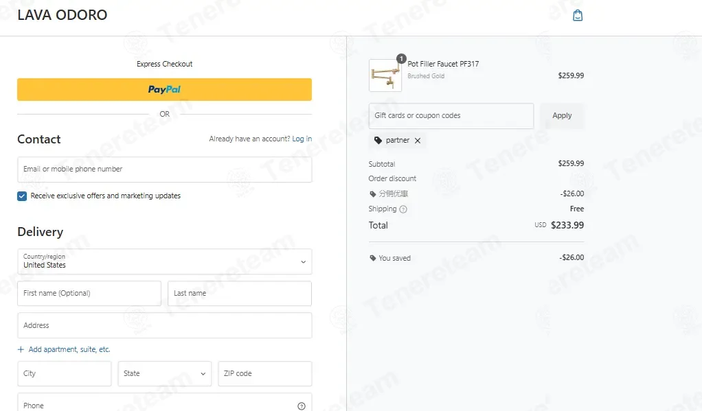 Lava Odoro coupon code: 5% off with partner. Tested and valid as 1 month ago.