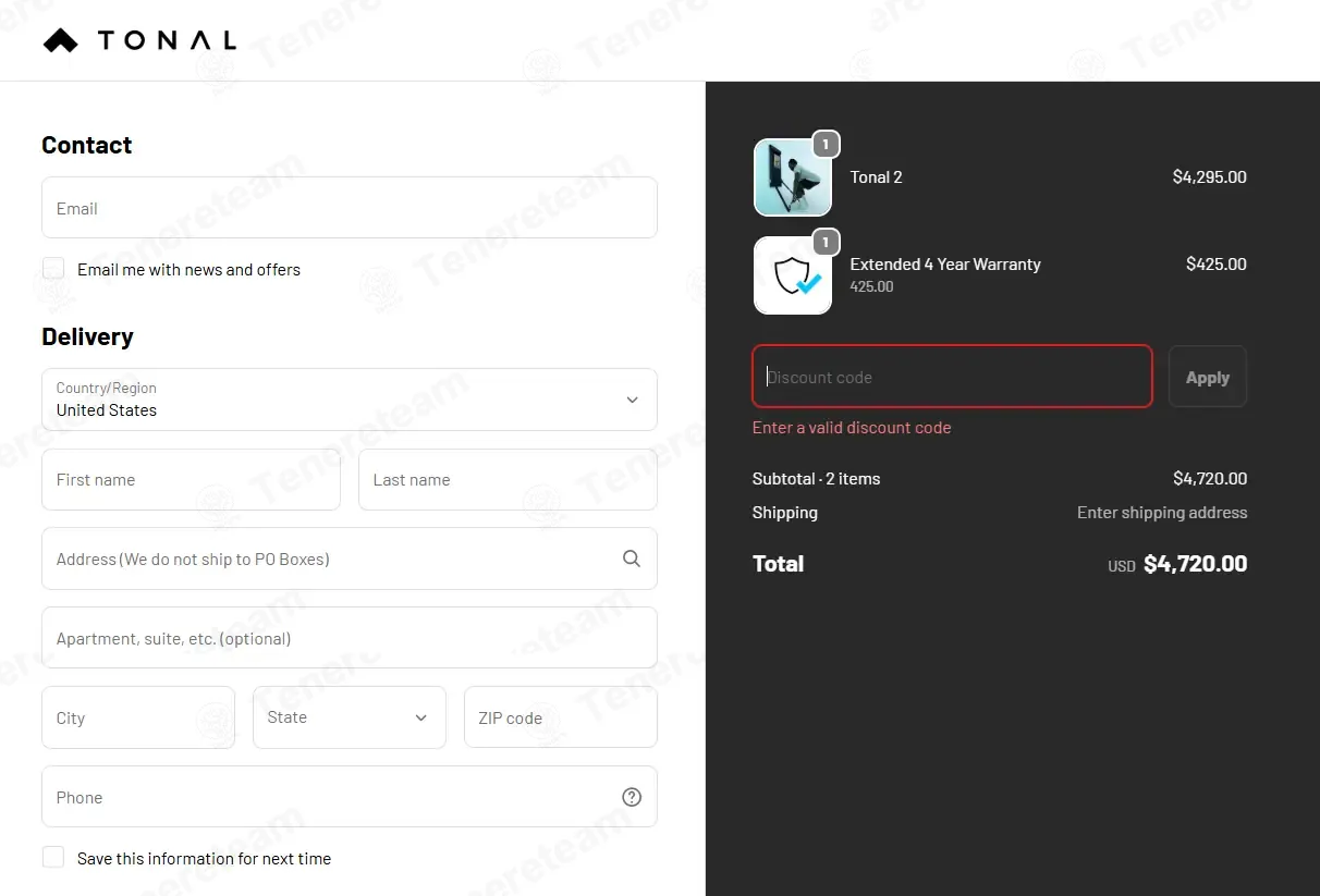 Tonal coupon code: $200 off with MOTIVATEDMIND. Tested and valid as 3 weeks ago.