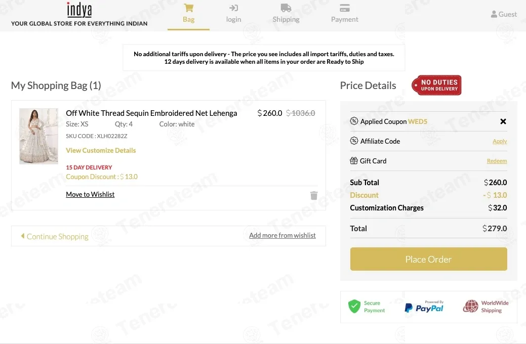 Faballey coupon code: 5% off with WED5. Tested and valid as 3 months ago.