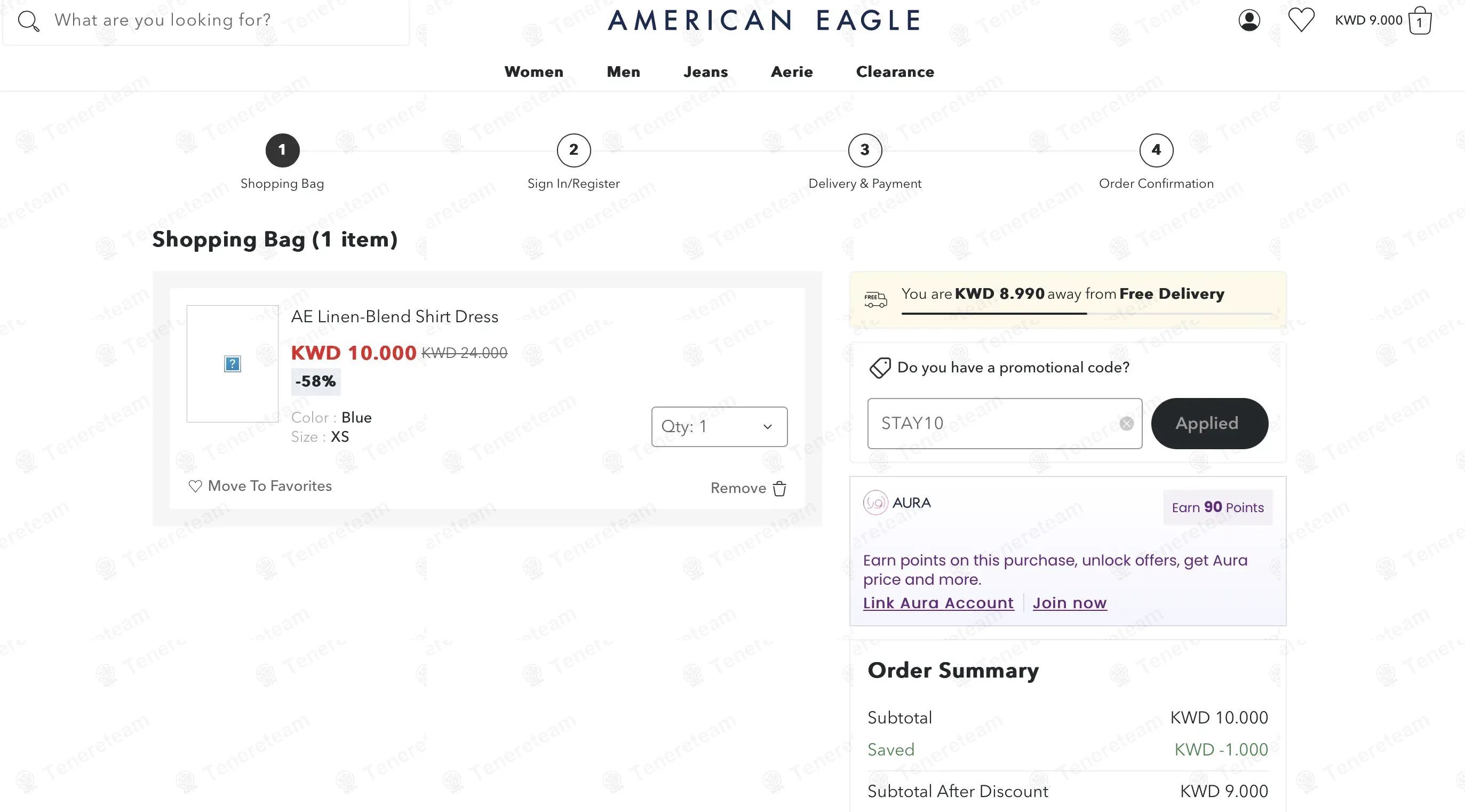 American Eagle Kuwait coupon code: 10% off with STAY10. Tested and valid as 8 months ago.