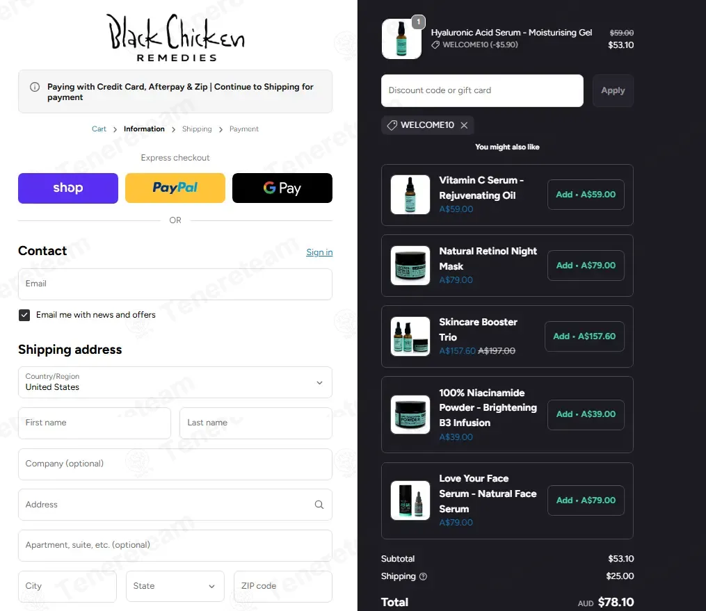 Black Chicken Remedies coupon code: 10% off with WELCOME10. Tested and valid as 8 months ago.