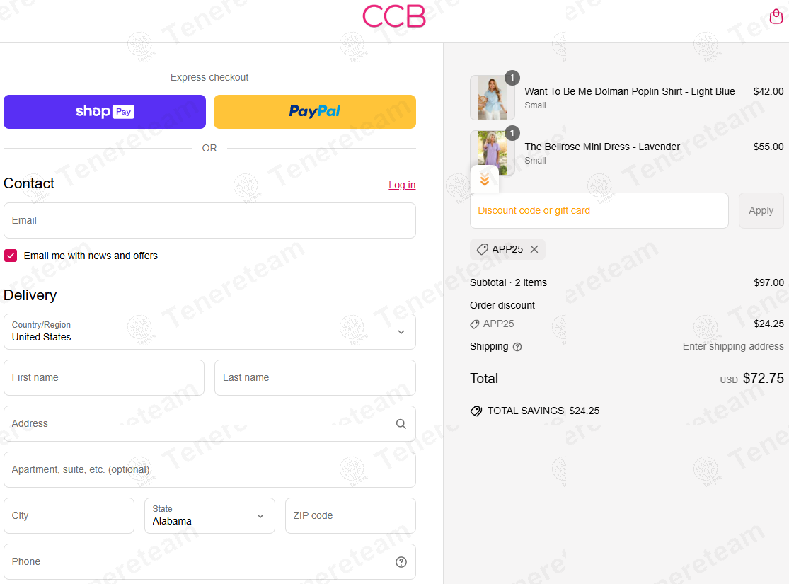 Closet Candy coupon code: 25% off with APP25. Tested and valid as 11 months ago.