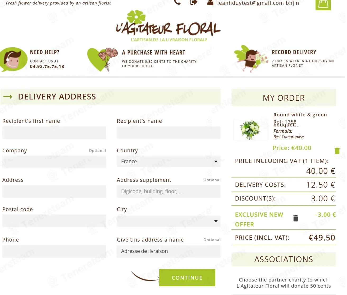 Agitateur Floral coupon code: €3 off with NEW. Tested and valid as 9 months ago.