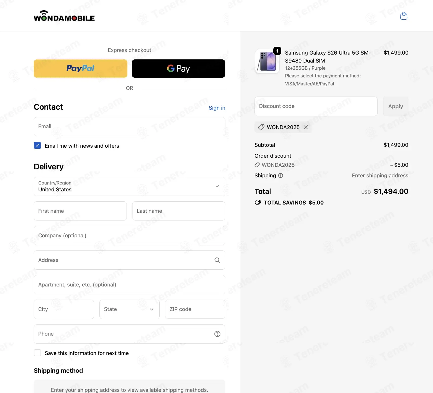 Wonda Mobile coupon code: $5 off with WONDA2025. Tested and valid as 3 months ago.