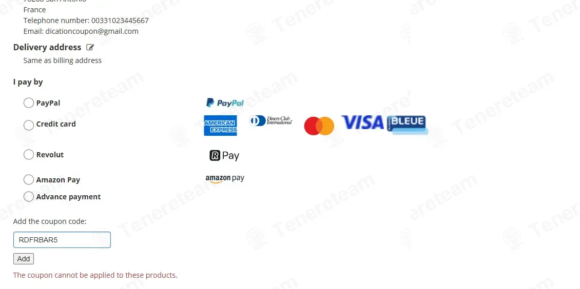 123 Pneus FR coupon code: 5% off with RDFRBAR5. Tested and valid as 2 months ago.