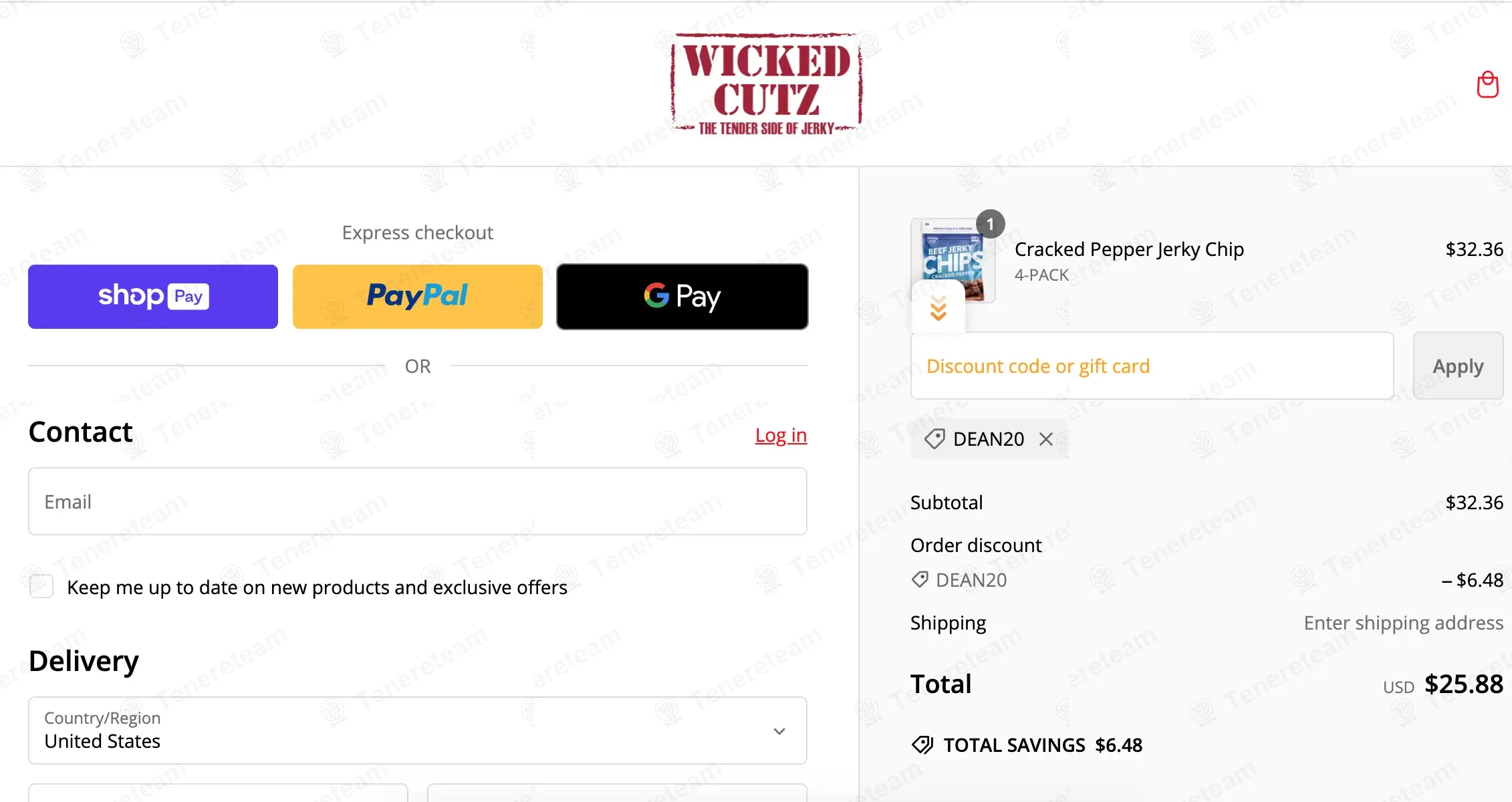 Wicked Cutz apply coupon code