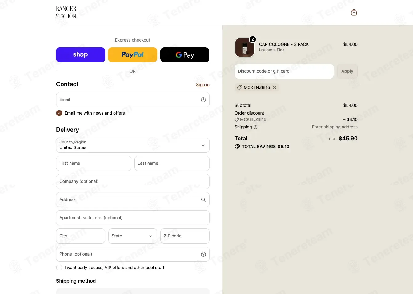 Ranger Station coupon code: 15% off with MCKENZIE15. Tested and valid as 1 week ago.