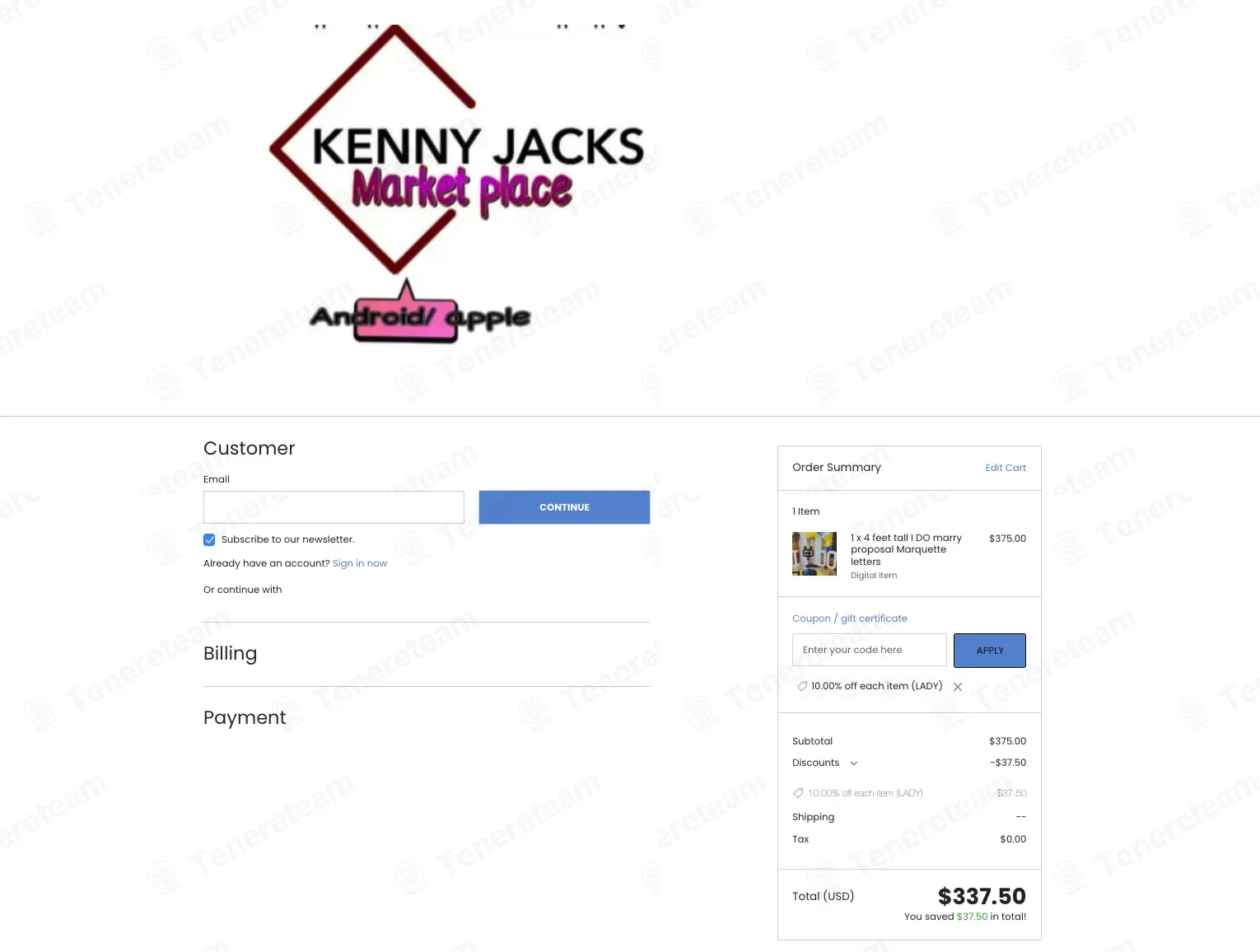 Kenny Jacks coupon code: 10% off with LADY. Tested and valid as 1 week ago.