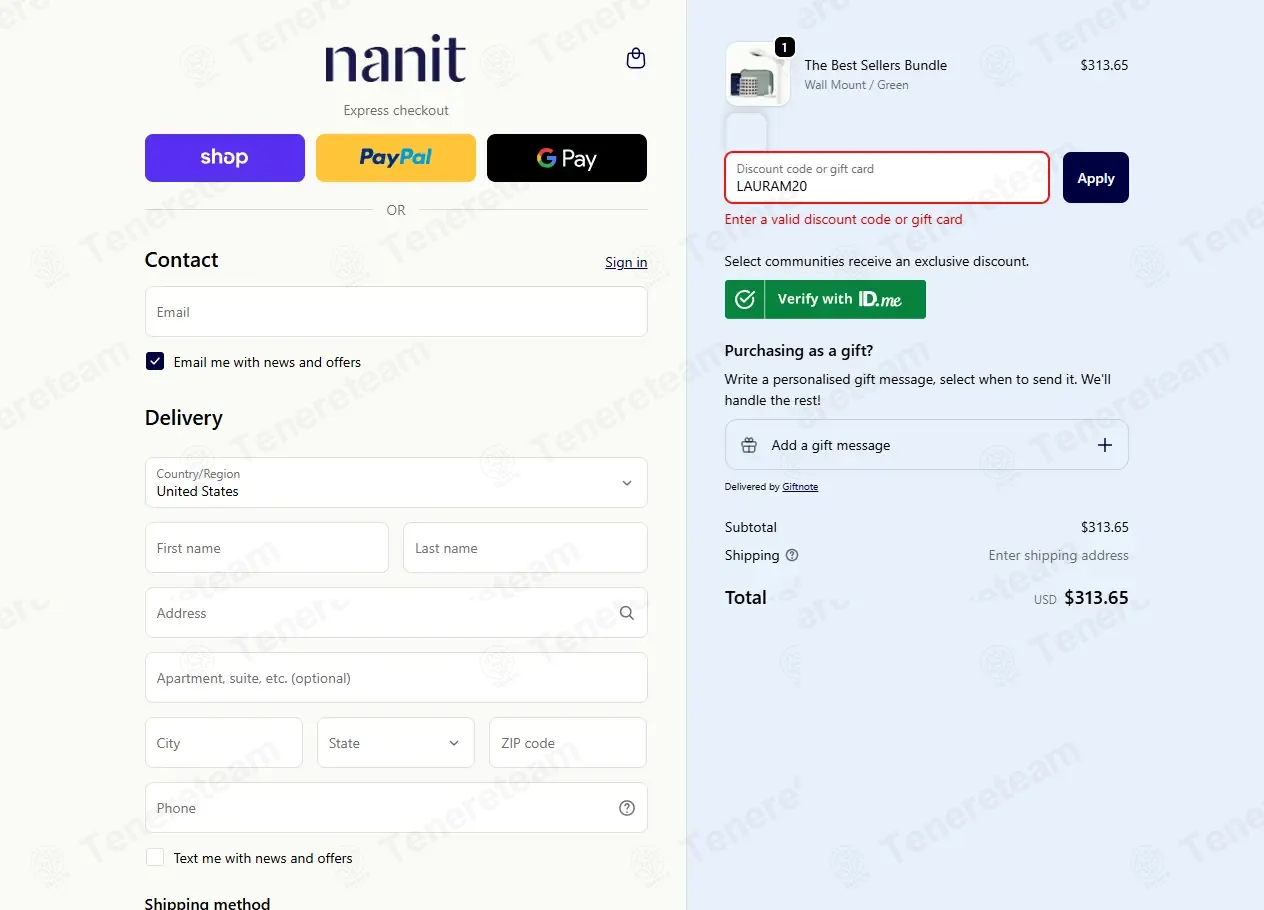 Nanit coupon code: 20% off with LAURAM20. Tested and valid as 4 months ago.