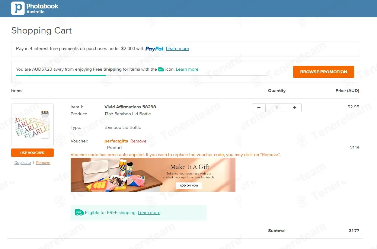 Photobook Australia coupon code: 40% off with perfectgifts. Tested and valid as 4 weeks ago.