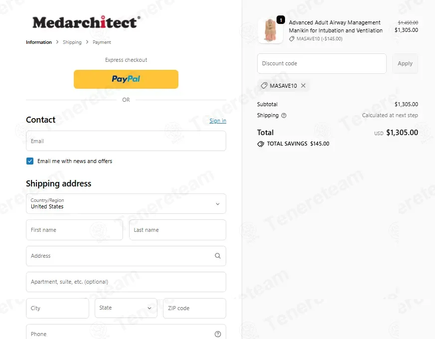 Medarchitect apply coupon code