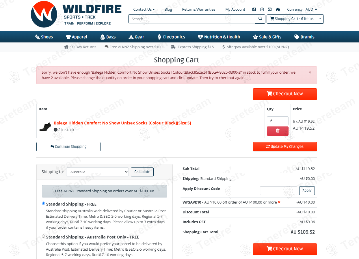 Wildfire Sports apply coupon code