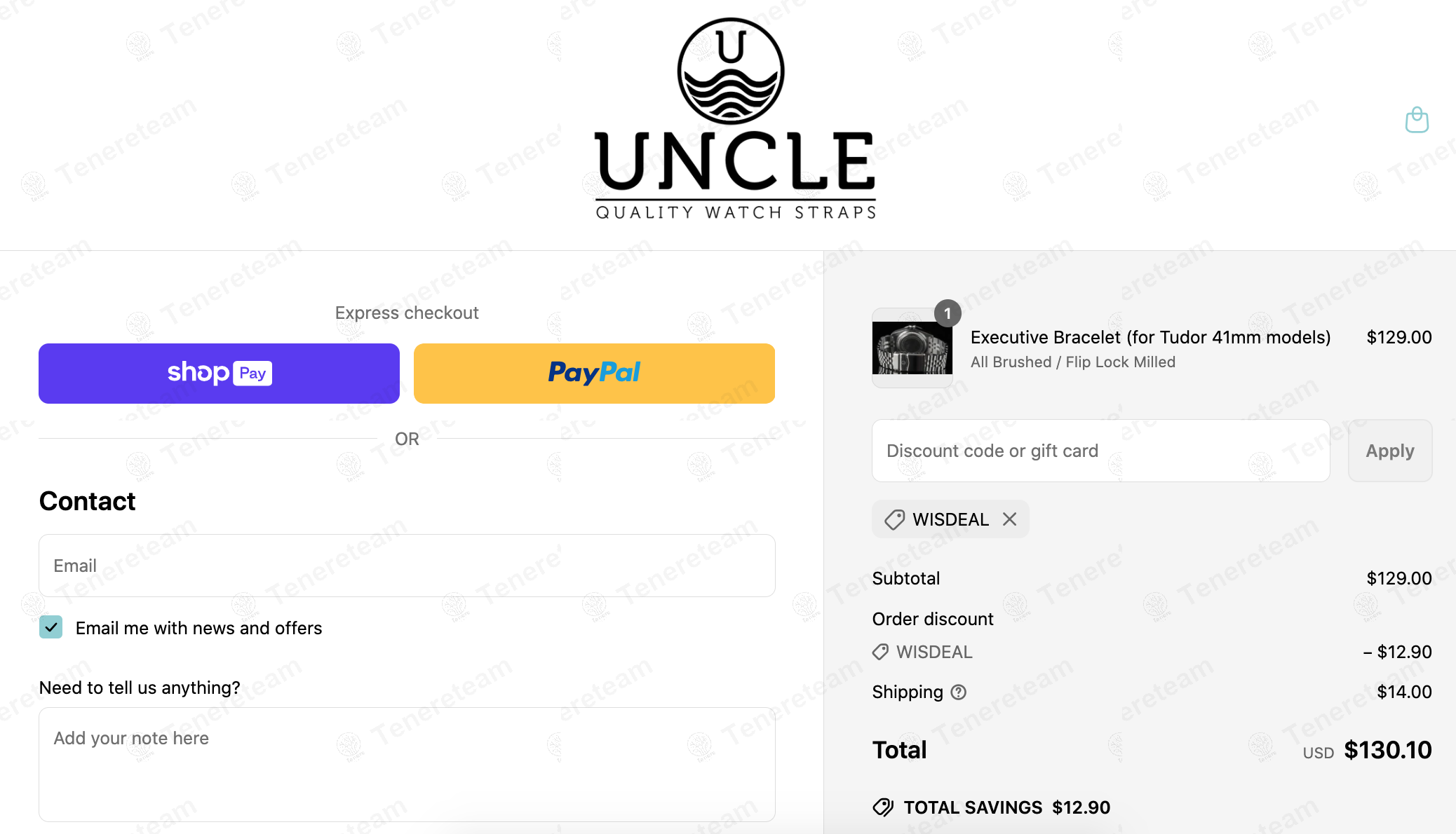 Uncle Seiko coupon code: 10% off with WISDEAL. Tested and valid as 1 year ago.