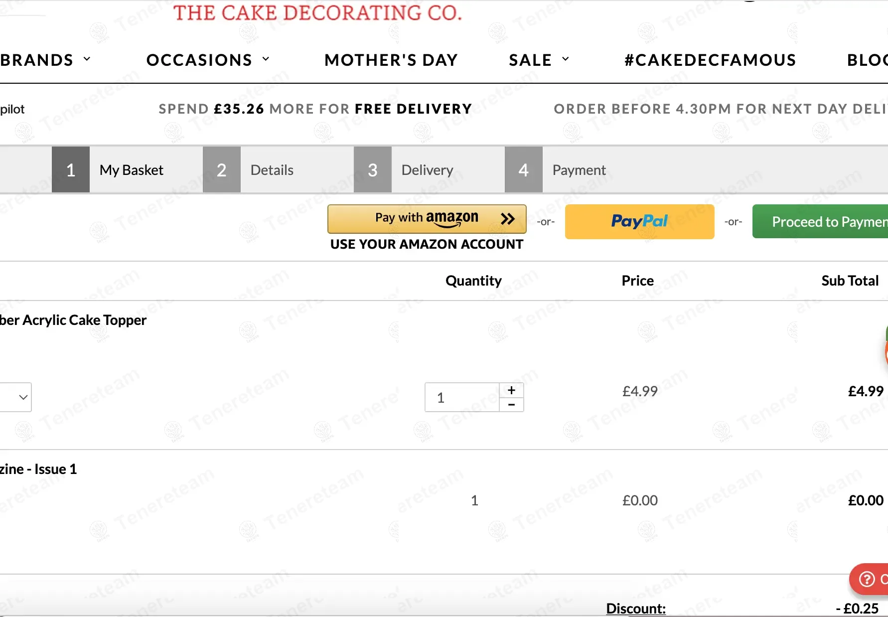 The Cake Decorating Company UK coupon code: 5% off with CAKEAFF5. Tested and valid as 1 year ago.