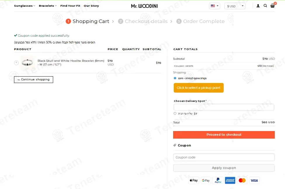Mr. Woodini coupon code: 15% off with PETE15. Tested and valid as 10 months ago.