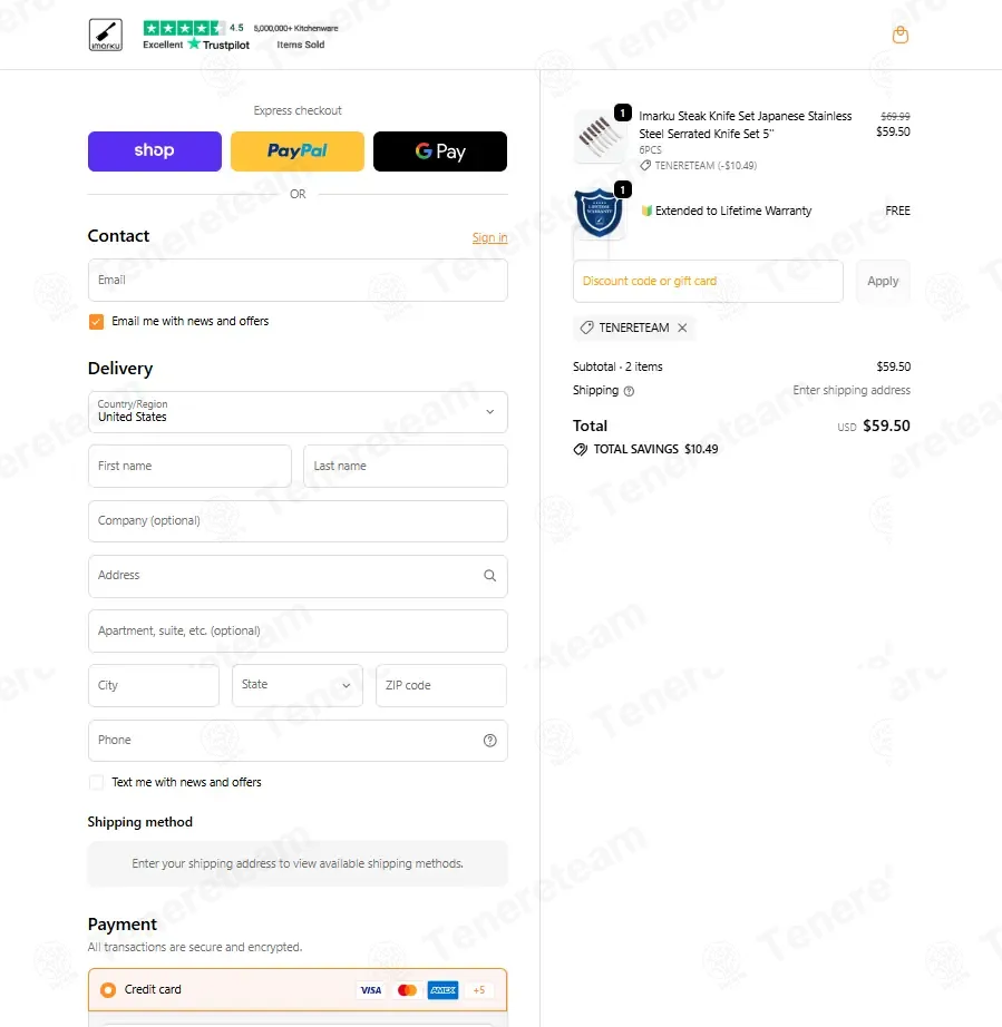 iMarku coupon code: 15% off with TENERETEAM. Tested and valid as 1 week ago.