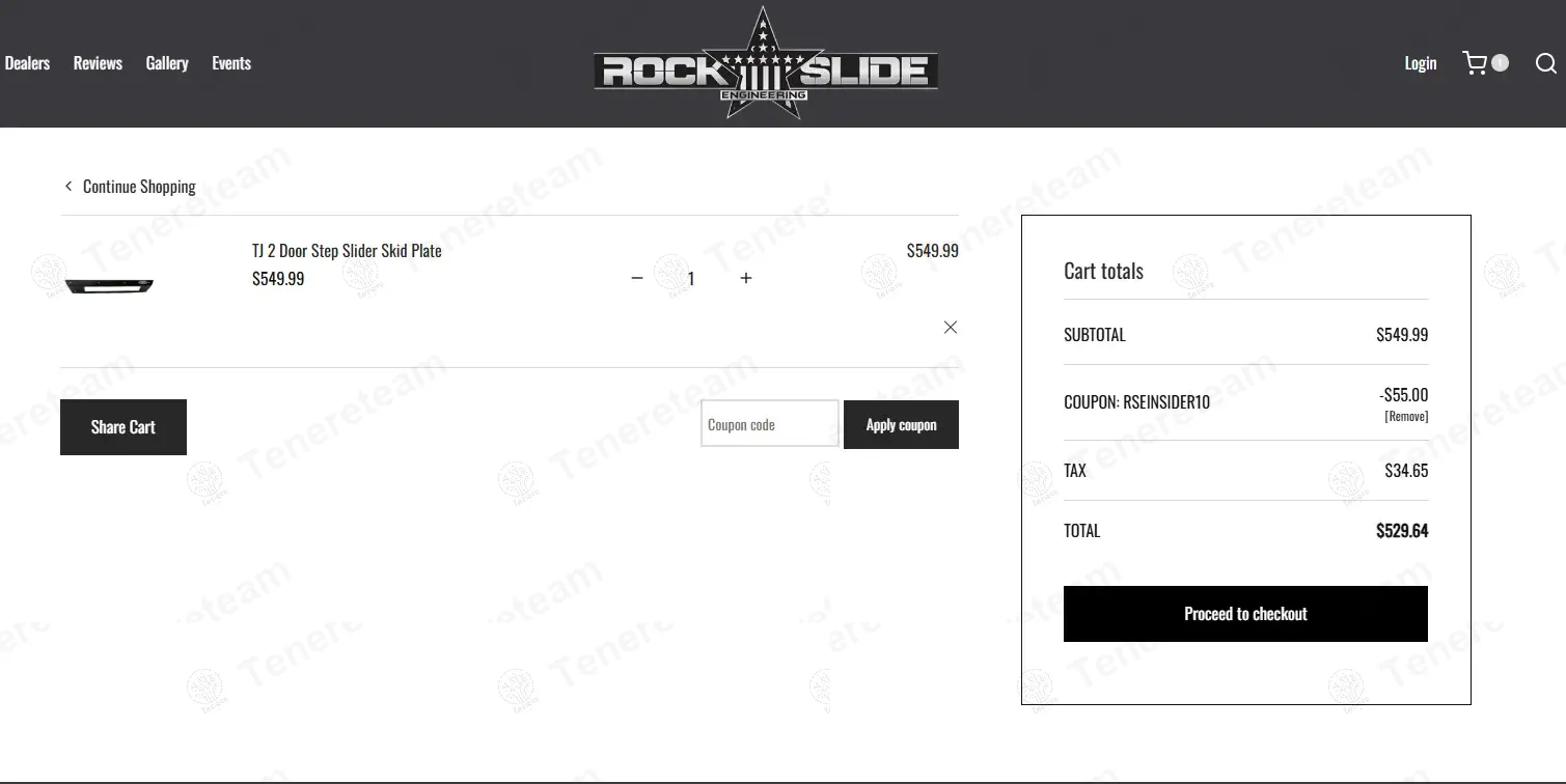 Rock Slide Engineering coupon code: 10% off with RSEINSIDER10. Tested and valid as 1 year ago.