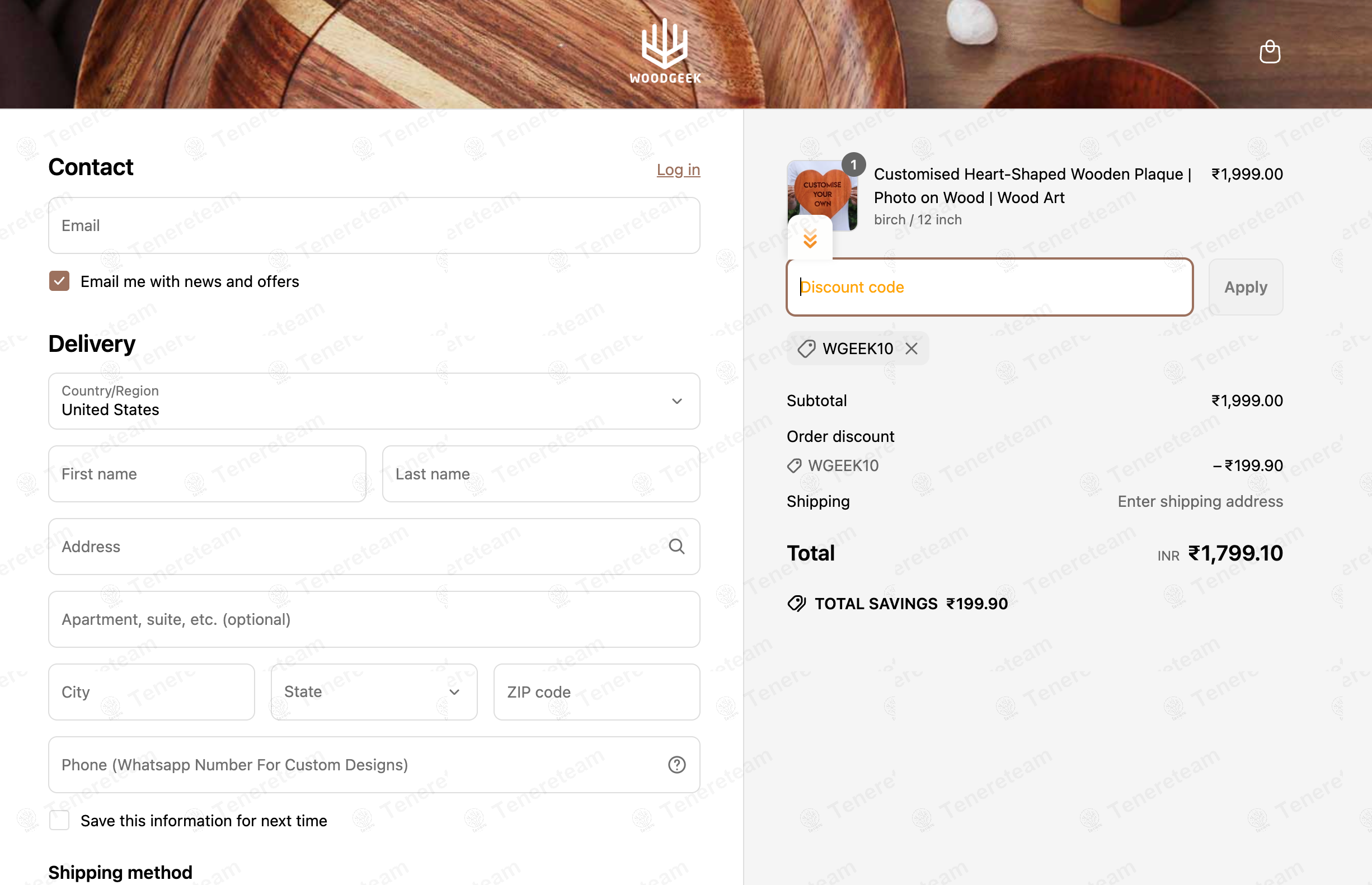 Woodgeek Store coupon code: 10% off with WGEEK10. Tested and valid as 1 year ago.