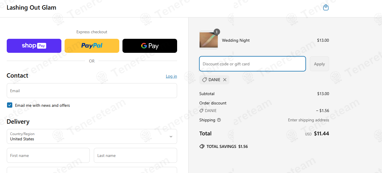 Lashing Out Glam coupon code: 12% off with DANIE. Tested and valid as 1 year ago.