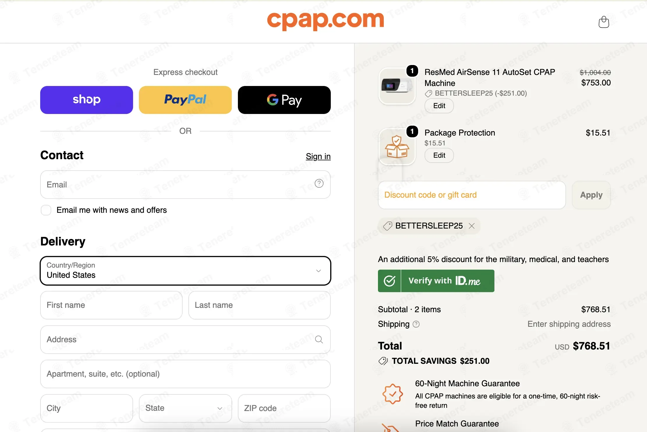 CPAP coupon code: 25% off with BETTERSLEEP25. Tested and valid as 2 weeks ago.