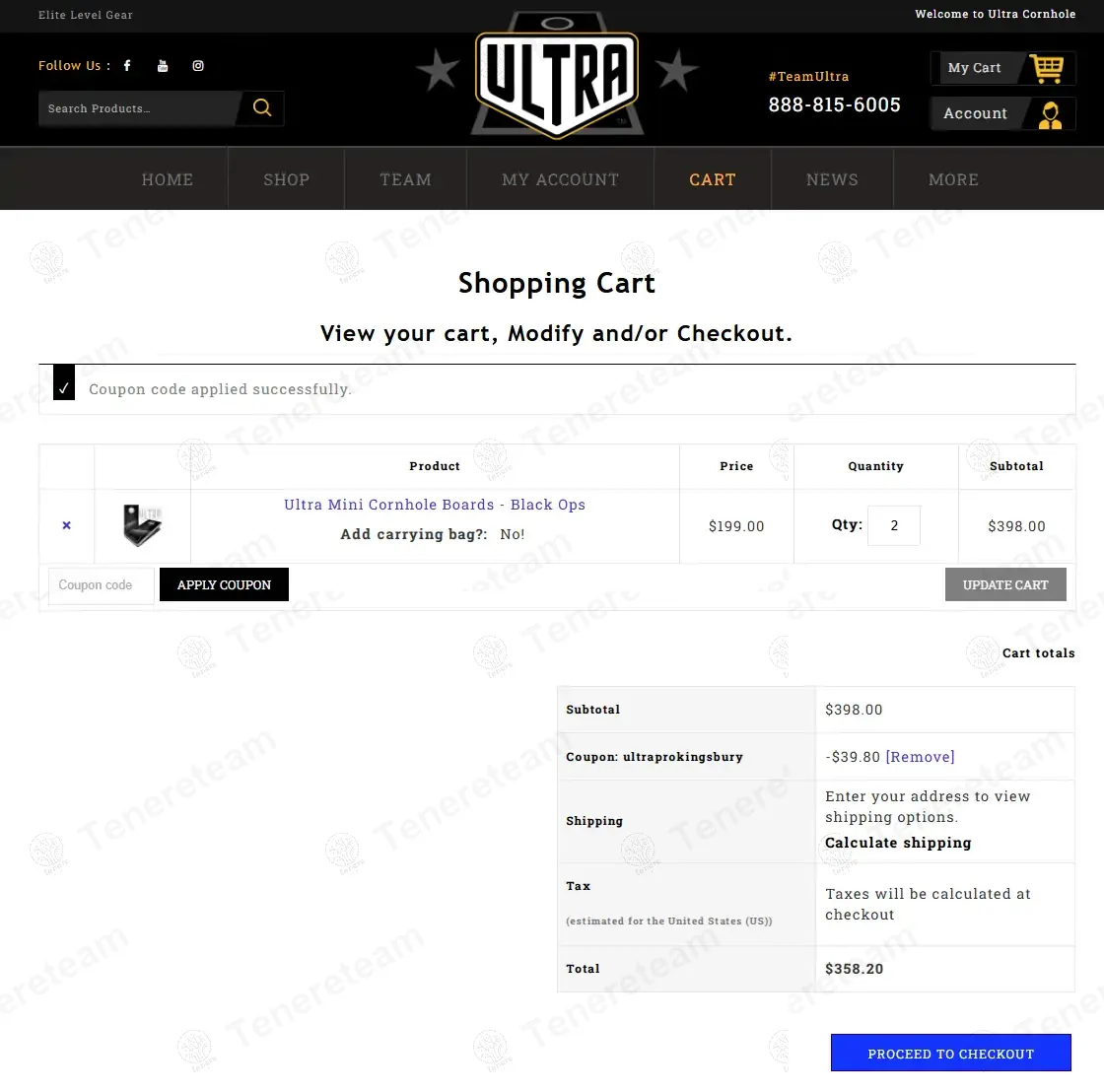 Ultra Cornhole coupon code: 10% off with ultraprokingsbury. Tested and valid as 1 year ago.